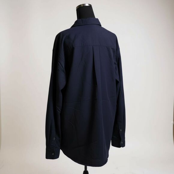 🧥 Alpine Design Navy Corduroy Shirt Jacket XL NWT • Organic Cotton • Cozy ✨ - Picture 3 of 6